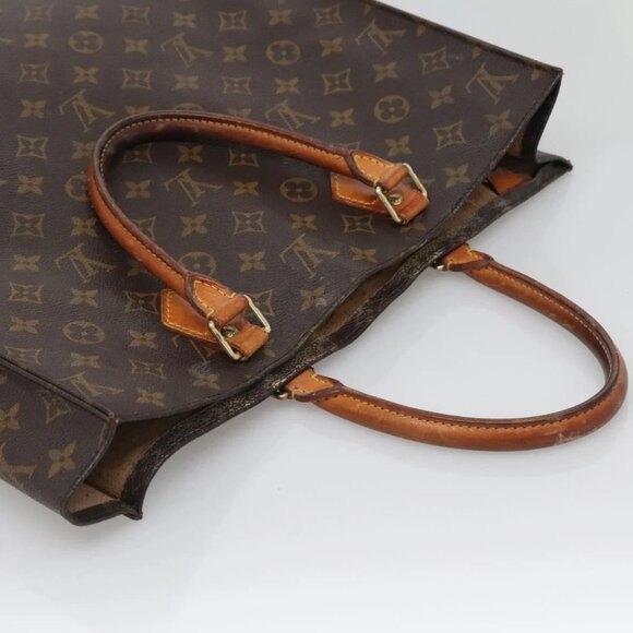 LOUIS VUITTON Monogram Sac Plat Hand Bag M51140 LV Auth 133706 - Picture 7 of 16